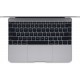 Apple MacBook Laptop - Intel Broadwell, 1.1 GHz Dual Core, 12 Inch, 256 GB, 8 GB, Space Grey, Early 2015 - MJY32