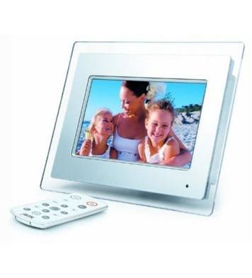 7-Inch LCD Digital Picture Frame (White)