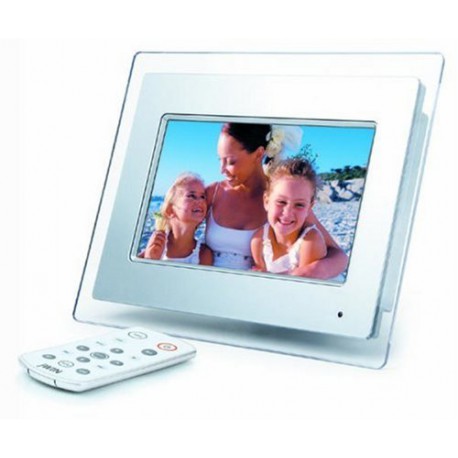 7-Inch LCD Digital Picture Frame (White)