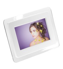 7-Inch LCD Digital Picture Frame (White)