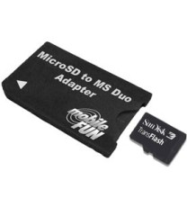 MicroSDHC to Memory Stick Pro Duo