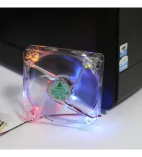 120mm Desktop PC Rear Case Fan with LEDs