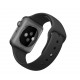iWatch apple watch 42mm Space Gray Aluminum Case with Black Sport Band