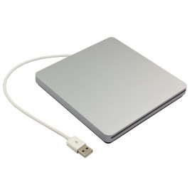 Generic Apple External Super Slim USB 2.0 Slot-In DVD-RW, Silver, Samsung