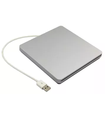 Generic Apple External Super Slim USB 2.0 Slot-In DVD-RW, Silver, Samsung