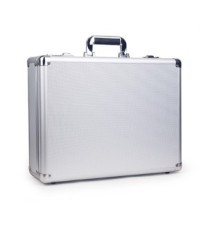 Aluminum Laptop Tablet Security Travel Macbook Briefcase Combination Lock Silver