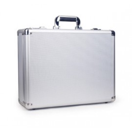 Aluminum Laptop Tablet Security Travel Macbook Briefcase Lock Silver
