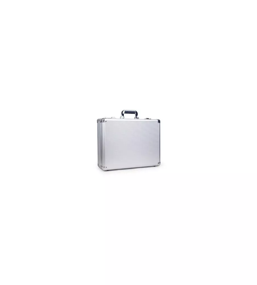 Aluminum Laptop Tablet Security Travel Macbook Briefcase Combination Lock Silver