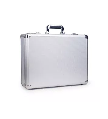 Aluminum Laptop Tablet Security Travel Macbook Briefcase Combination Lock Silver