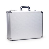 Aluminum Laptop Tablet Security Travel Macbook Briefcase Combination Lock Silver