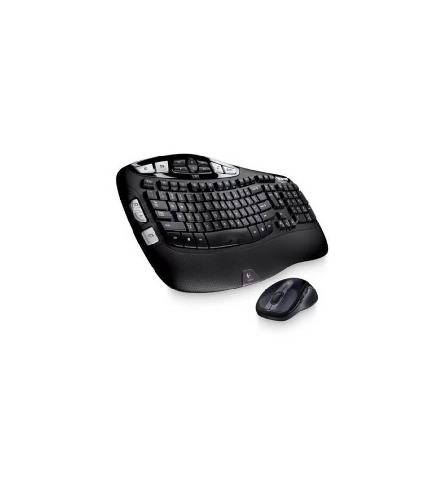 Refurbished Logitech Wireless Wave Combo Mk550 with Keyboard and Laser Mouse