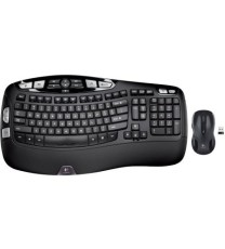 Refurbished Logitech Wireless Wave Combo Mk550 with Keyboard and Laser Mouse