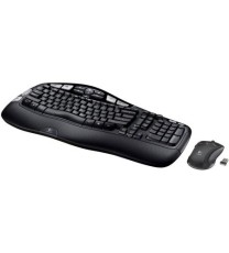 Refurbished Logitech Wireless Wave Combo Mk550 with Keyboard and Laser Mouse