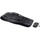 Refurbished Logitech Wireless Wave Combo Mk550 with Keyboard and Laser Mouse