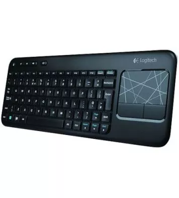 Logitech Wireless Touch Keyboard K400 with Built-In Multi-Touch Touchpad, Black