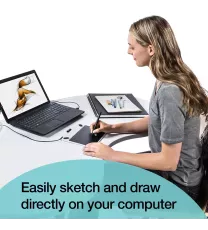 Wacom Intuos Draw CTL490DW Digital Drawing and Graphics Tablet