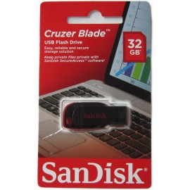 USB Flash Drive 32GB Sandisk Cruzer Blade 