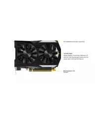 ZOTAC GeForce GTX 1050 Ti OC Edition 4GB GDDR5 Super Compact Gaming Graphics Card (ZT-P10510B-10L)