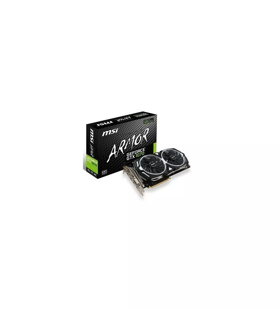 MSI Gaming GeForce GTX 1070 8GB GDDR5 SLI DirectX 12 VR Ready Graphics Card (GTX 1070 ARMOR 8G OC)