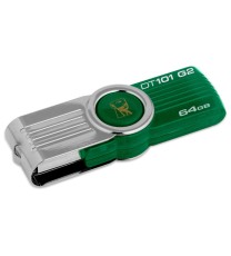 64GB Kingston Digital DataTraveler 101 G2 USB 2.0 Drive - Green