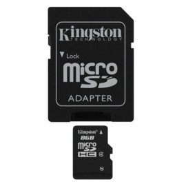 Micro SD HC - Class 4 8GB Kingston memory card