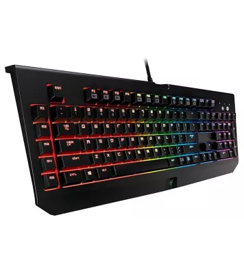 Razer BlackWidow Chroma, Clicky RGB Mechanical Gaming Keyboard, 5 Macro Keys - Razer Green Switches