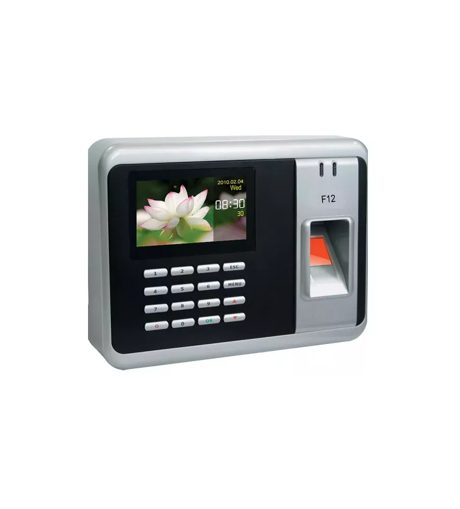  Fingerprint Time Attendance Machine ,F12 Color Screen RFID 