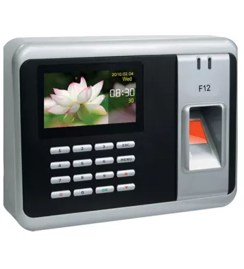  Fingerprint Time Attendance Machine ,F12 Color Screen RFID 