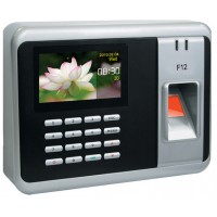  Fingerprint Time Attendance Machine ,F12 Color Screen RFID 