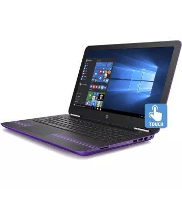 HP Pavilion 15.6", Touchscreen, Windows 10, AMD A9-9410 Processor, 4GB RAM, 1TB HDD purple