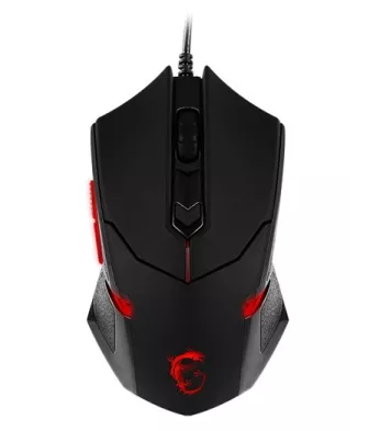 MSI USB Optical Gaming Mouse with Ergonomic Design & Weight System (Interceptor DS B1)