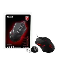 MSI USB Optical Gaming Mouse with Ergonomic Design & Weight System (Interceptor DS B1)