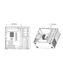 Cooler Master: Case CMP 350, 500W P.S + 1 USB3 Front Port