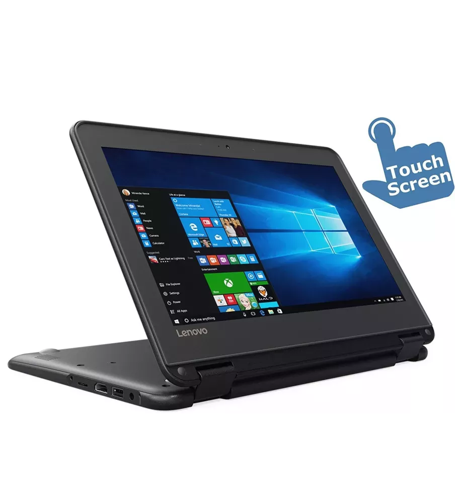 Lenovo N23 2-in-1 Convertible Laptop 11.6" Touchscreen Intel Dual Core Processor up to 2.5 GHz, 4GB , 32GB SSD Win 10 Pro