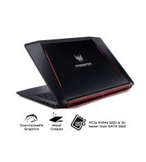 Acer Predator Helios 300 Gaming Laptop, 15.6" FHD Intel 6 Core i7-8750H, GeForce GTX 1060 6GB, 16GB DDR4, 256GB SSD 2TB Win10