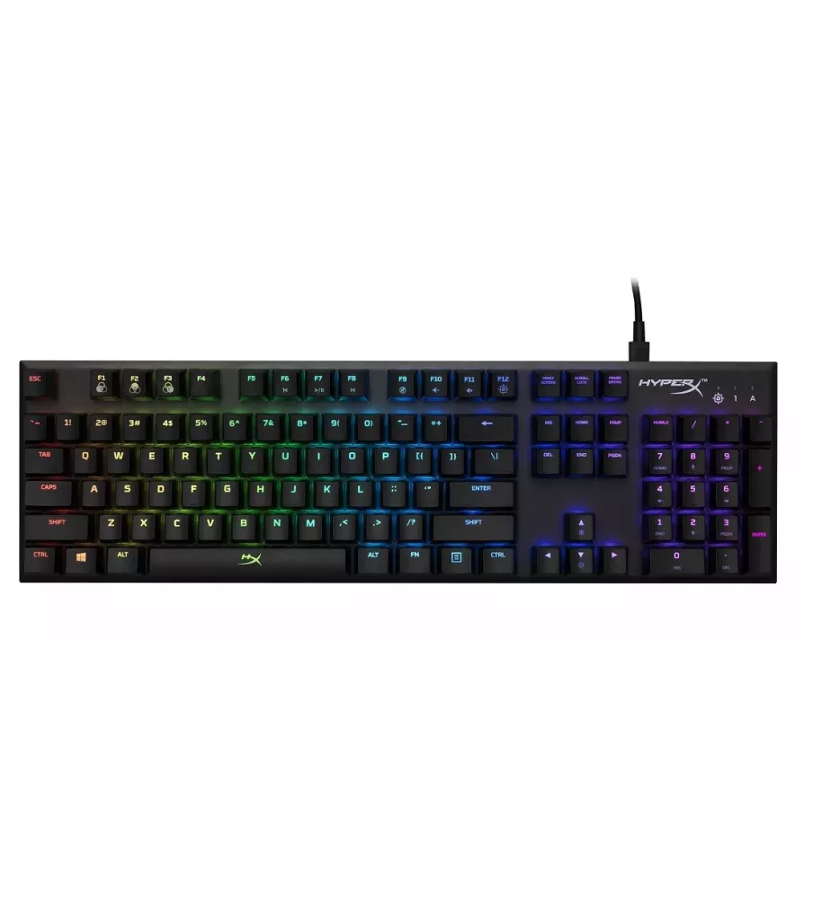 HYPERX ALLOY FPS RGB GAMING KEYBOARD - KAILH SILVER HX-KB1SS2-US