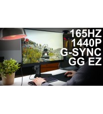 OMEN 27 by HP 27 Inch Gaming Monitor QHD ( 2560 x 1440 ) 165Hz 1ms NVIDIA G-SYNC (Black Aluminum)