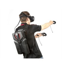 MSI VR ONE 6RE-006US BACKPACK Core™ i7-6820HK 2.7GHz 512GB SSD 16GB BT WIN10 Pro VR Ready NVIDIA® GTX 1070 8192MB BLACK