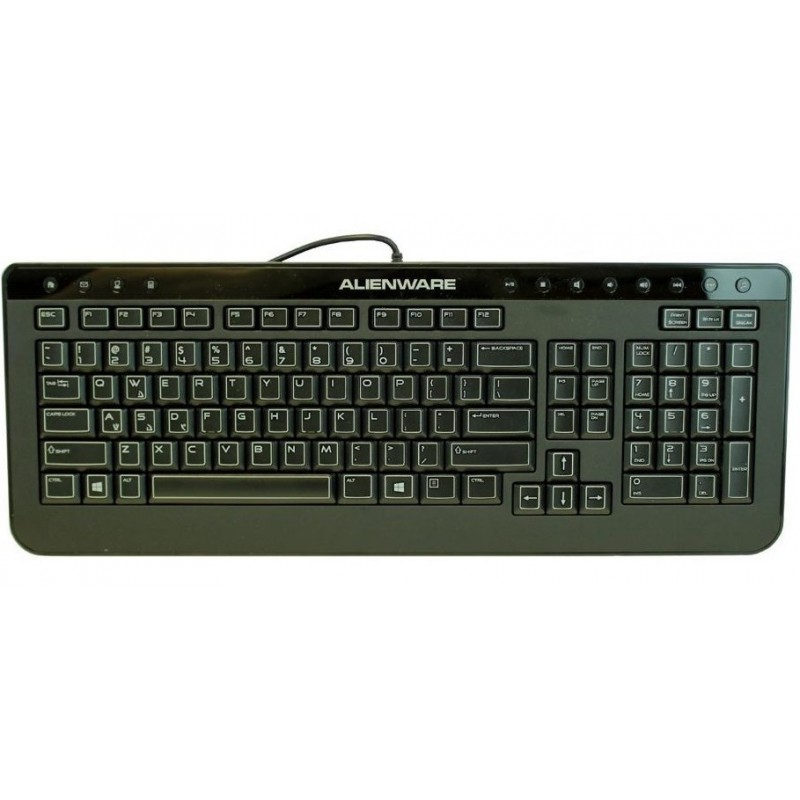 Alienware Genuine Dell SK-8165 Alienware Multimedia Slim USB Keyboard  English UK Layout 