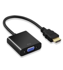 HDMI to VGA Video Adapter Converter with Audio for Desktop PC / Laptop / Ultrabook 