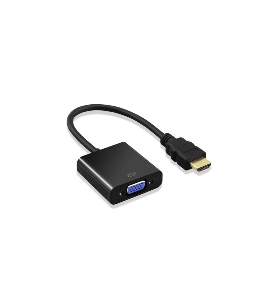 HDMI to VGA Video Adapter Converter with Audio for Desktop PC / Laptop / Ultrabook 