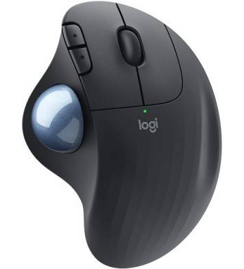 Logitech ERGO M575 Wireless Trackball Mouse, Easy thumb control, Precision and smooth tracking, Ergonomic comfort design