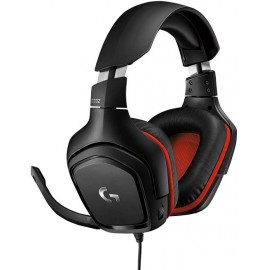 Logitech G332 Stereo Gaming Headset for PC, PS4, Xbox One, Nintendo Switch , BLACK/RED