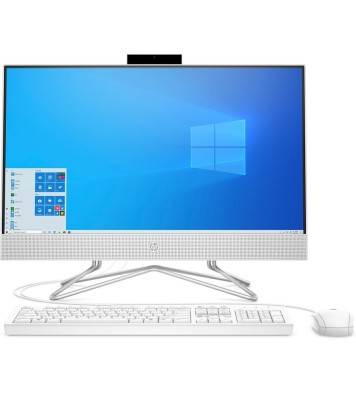 HP AIO 24-DF AMD Ryzen™ 5 3500U 2.1GHz 1TB 8GB 23.8" (1920×1080) TOUCHSCREEN DVD-RW WIN10 SNOW WHITE USB Keyboard Mouse