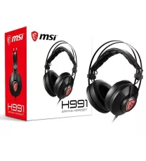 MSI H991 Gaming Headset With Built In Microphone - Black