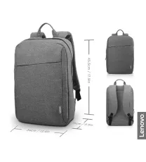 Lenovo 15.6" inch laptop Backpack B210 (Grey) 