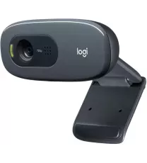  Logitech C270 HD Webcam,HD Video Calling, HD Light Correction, Noise-Reducing Mic