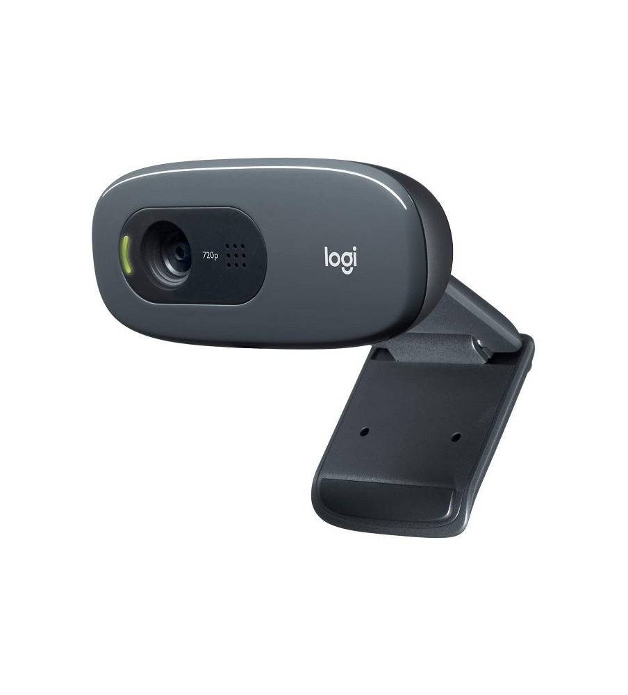  Logitech C270 HD Webcam,HD Video Calling, HD Light Correction, Noise-Reducing Mic