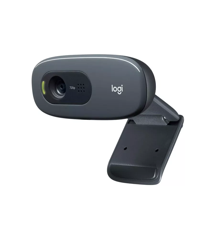  Logitech C270 HD Webcam,HD Video Calling, HD Light Correction, Noise-Reducing Mic