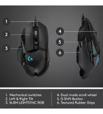 Logitech G502 Hero High Performance Gaming Mouse 